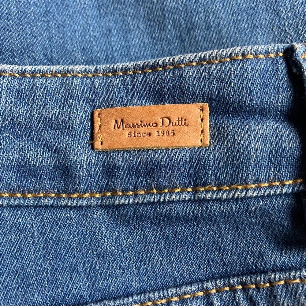 Massimo Duti Crop Kick Out Flare High Rise Jean 4 - Picture 9 of 14